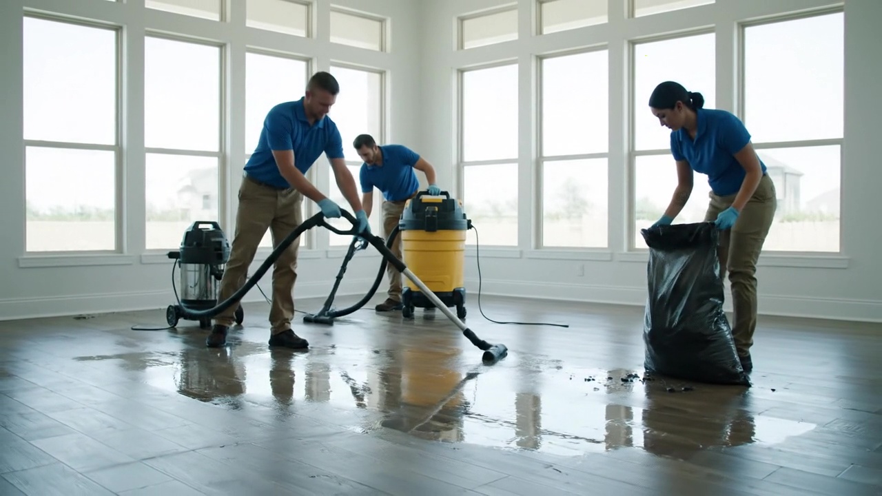 Wood Floor Water Damage Repair Photo