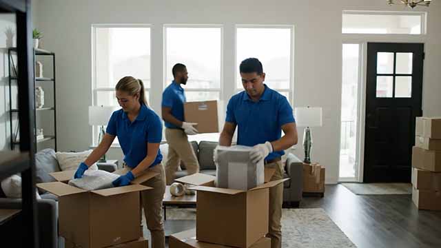 pack out and contents cleaning services in Plano TX by Regent Restoration
