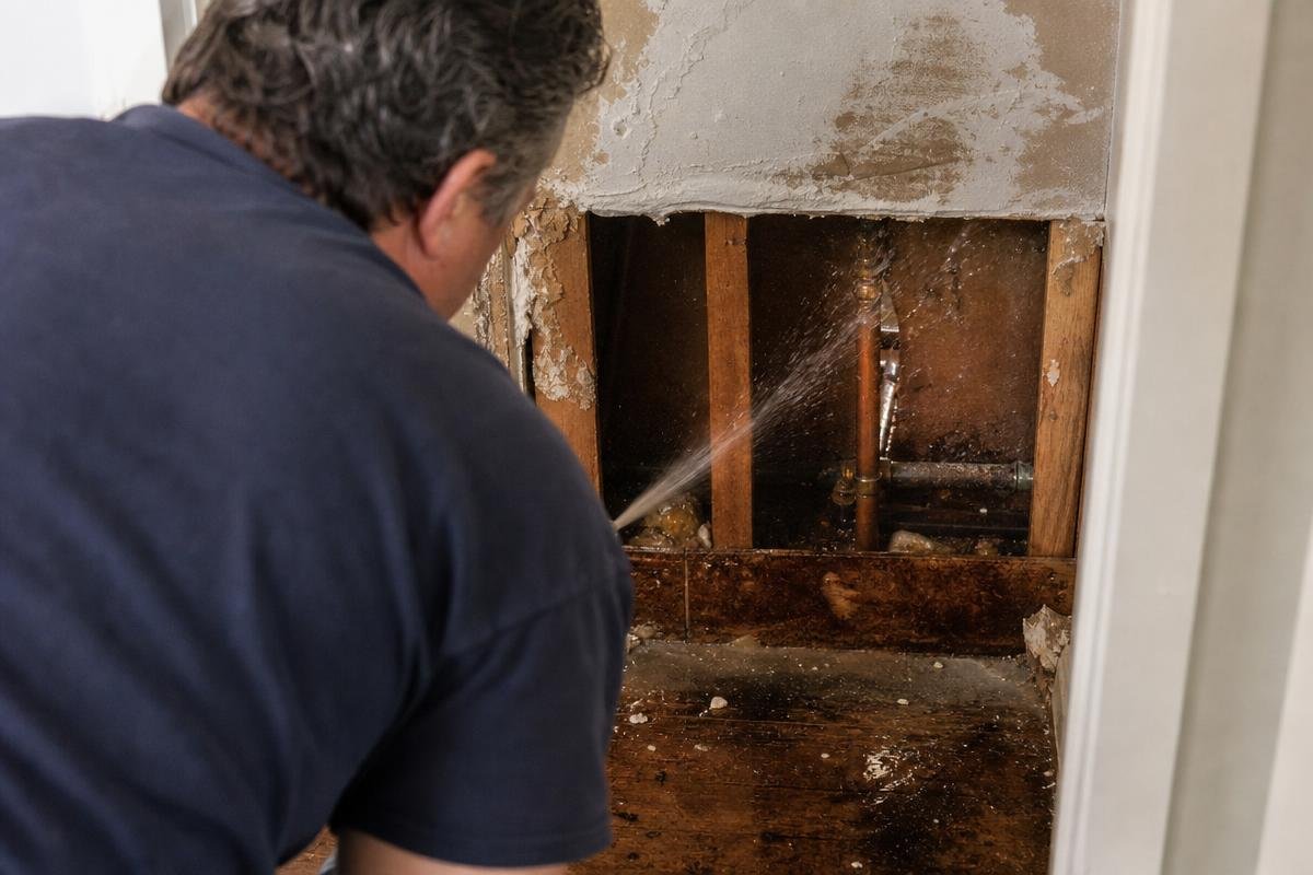 common burst pipe causes in Lewisville, TX home