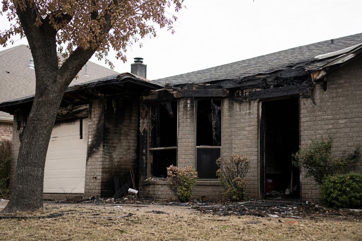 Fire Damage Repair Costs in Lewisville: A Homeowner’s Breakdown fire damage repair cost assessment on a Lewisville home exterior